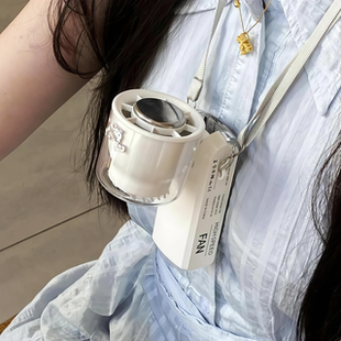 随身迷你2025新款 手持挂脖小风扇冰敷制冷超强力便携式 超长续航