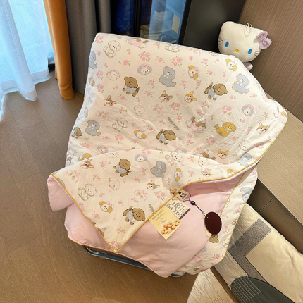 夏季空调被可爱夏凉被子单双人儿童可机洗2025新款薄款a类母婴级