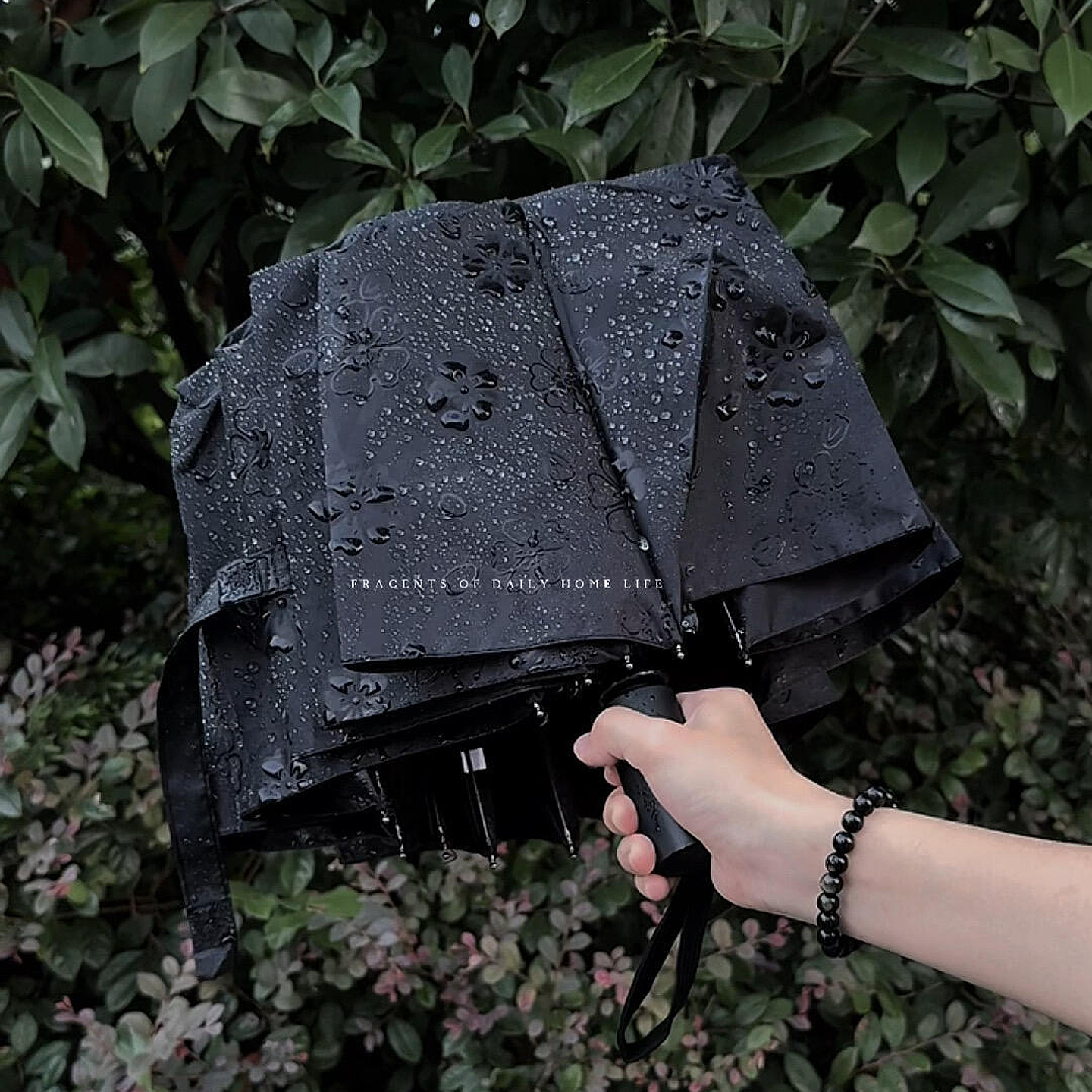 遇水开花雨伞女生高颜值小巧便携加大加厚加固晴雨两用防晒自动伞