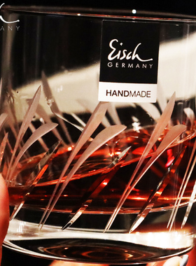 德国Eisch进口水晶玻璃雕刻XO威士忌洋酒杯子家用水杯啤酒杯套装