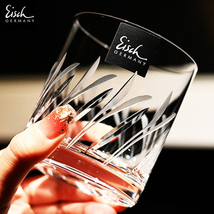 Eisch德国进口水晶玻璃手工雕刻高档威士忌洋酒杯子水晶杯洋酒杯