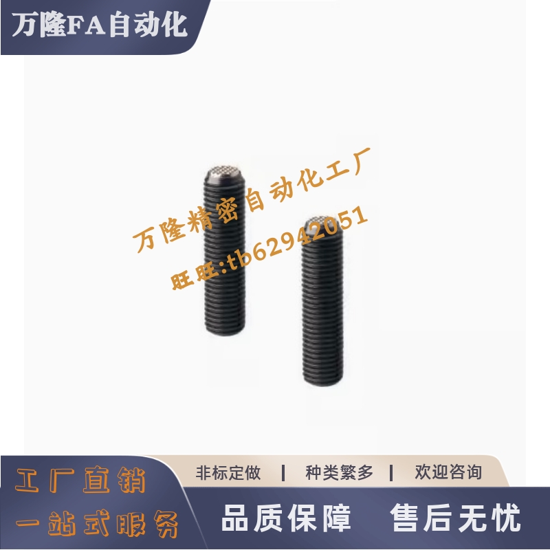 动向钢珠定位螺钉PKJ11-M10/M12/M16/M20-L25-L50紧定螺钉型
