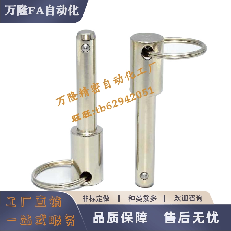 快卸锁紧销BLPF插入销拉环弹簧