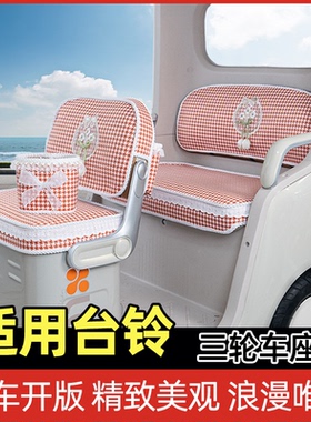 适用台铃DC1启程DC2云途X16PRO/X18/X19电动三轮车座套坐垫套脚垫