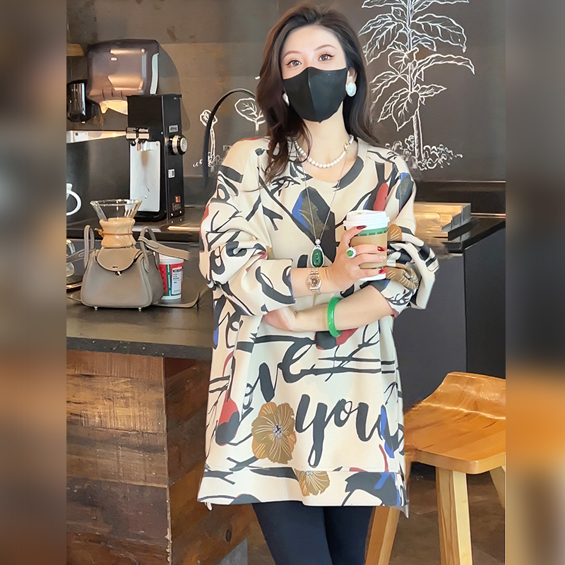 卫衣爆款圆领加厚大版宽松型