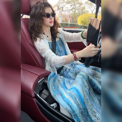 【Linda姐高端线】夏季新款时尚气质宽松吊带裙连衣裙AA6LYH0129