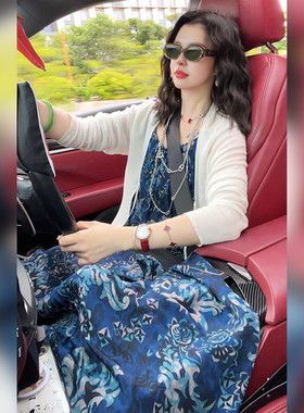 【Linda姐高端线】夏季气质复古慵懒爆款吊带连衣裙子AS5LYH2367