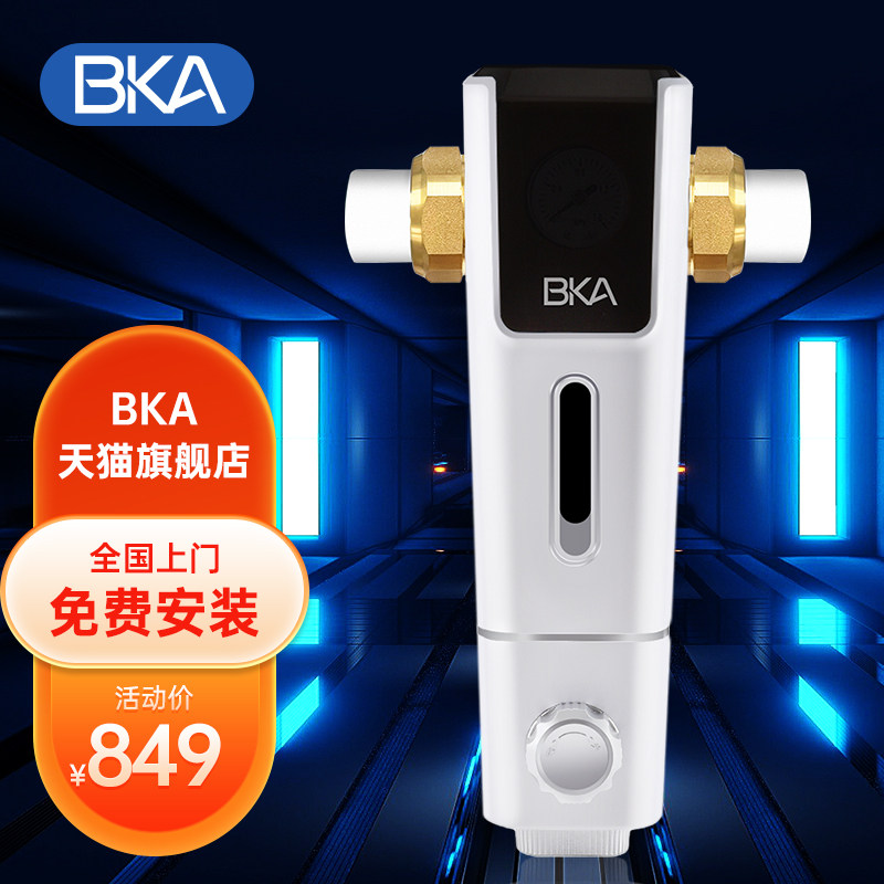 BKA前置过滤器家用反冲洗全铜自来水龙头全屋净水器大流量S10W