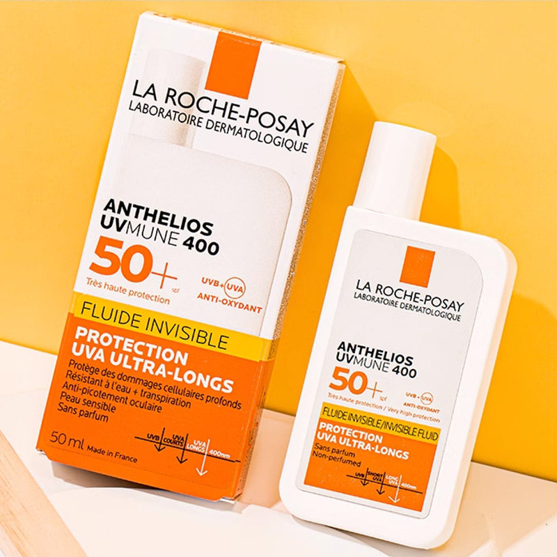 【保税】理肤泉大哥大防晒霜无香有香 蓝标绿标50ml SPF50+ 新版