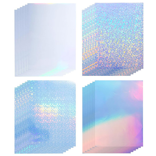 A4冷裱膜照片吧唧镭射膜透明自粘