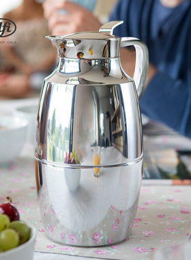 德国制造 alfi/爱丽飞Pallas系列玻璃内胆保温壶保暖防腐蚀保冷1L