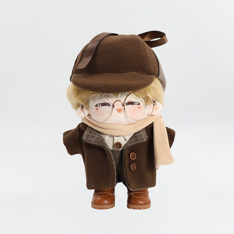 20cm娃衣制服套装换装玩偶英伦风套装帽子风衣男棉花娃娃衣服,模玩/动漫/周边/娃圈三坑/桌游,棉花娃娃/毛绒玩具娃衣,淘宝优惠券,粉丝福利购,淘宝优惠卷