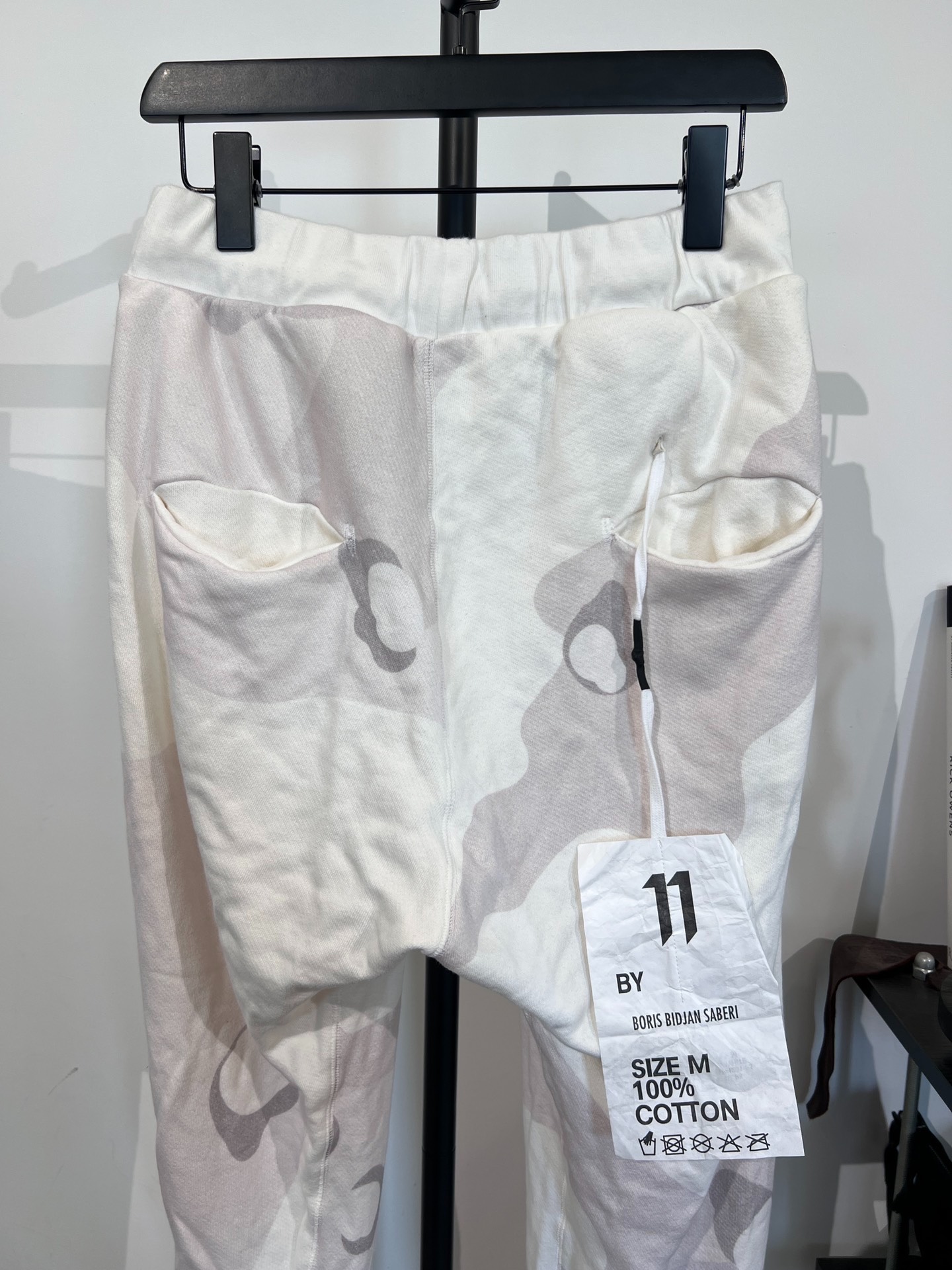 Boris Bidjan Saberi 11by bbs P3F Camo Cargo Sweatpants — back