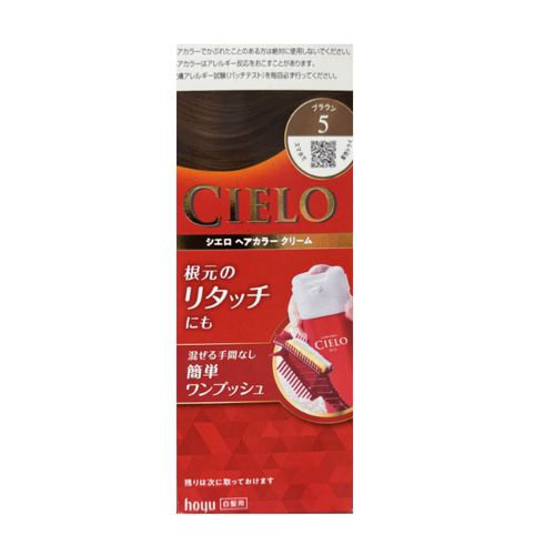 日本hoyu/CIELO 美源宣若染发膏植物遮白发染发剂