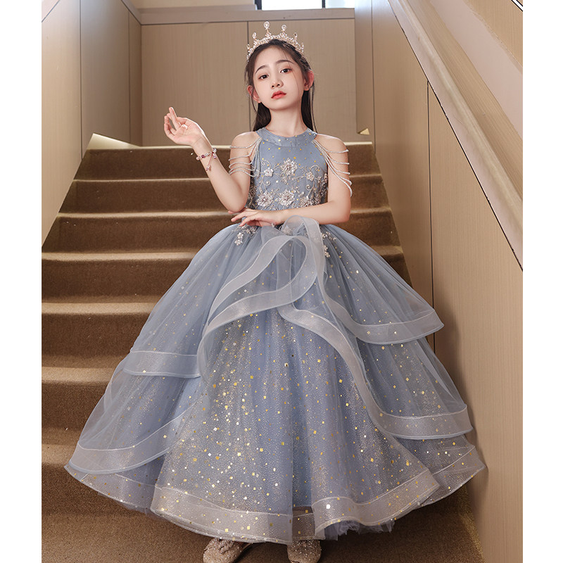 生日宴女童主持人礼服公主裙儿童高端轻奢小众花童钢琴走秀演出服,童装/婴儿装/亲子装,儿童礼服,淘宝优惠券,粉丝福利购,淘宝优惠卷