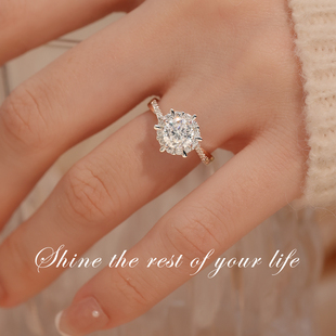 婚戒对戒仿真莫桑钻石活开口情侣戒指婚礼仪式求婚婚纱照道具男女