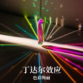 太阳捕手棱光镜光之立方丁达尔效应晶体折射桌面摆件光 礼物挂件