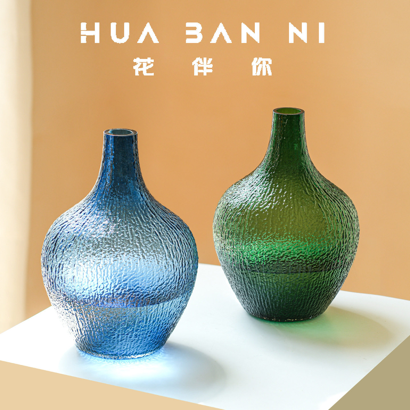 欧式简约大肚子玻璃花瓶水培