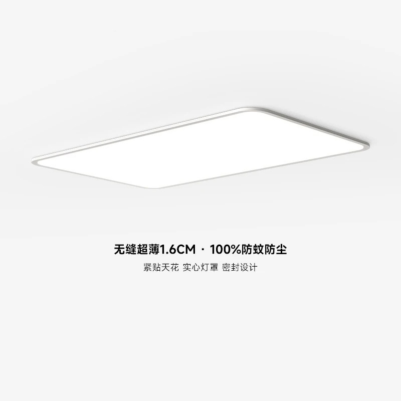 超薄无缝隙吸顶灯现代简约2026新款客厅主灯意式极简普瑞护眼灯具