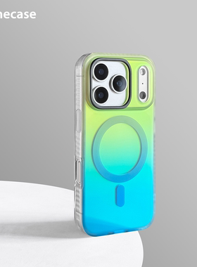 新款磨砂炫彩渐变iPhone17ProMax磁吸手机壳适用苹果MagSafe磁吸16Plus简约时尚防摔小众15/Air手机保护套