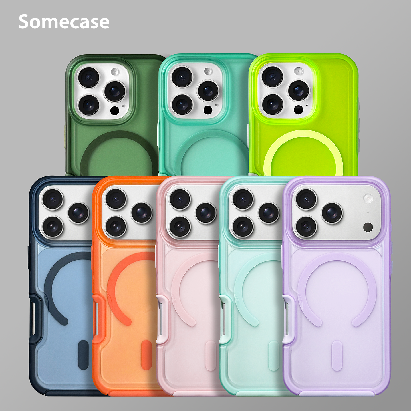 Somecase肤感荧光绿iPhone17ProMax磁吸手机壳适用苹果MagSafe充电高级感磨砂16Plus全包防摔15/14手机保护套,3C数码配件,手机保护套/壳,淘宝优惠券,粉丝福利购,淘宝优惠卷