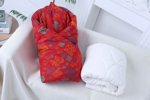 双层纱全棉a类母婴级面料新生儿棉花包被可脱胆亲肤透气婴儿被