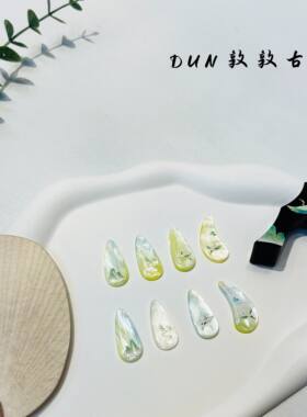 古筝指甲套装彩绘定制款实木琴码