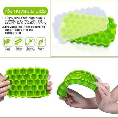 Honeycomb Ice Mould Ice Cube Maker 37 Cells Silicone Mold Fo
