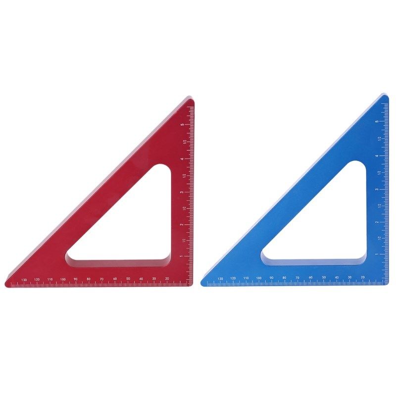 6cm solid aluminum alloy right angle ruler square wo