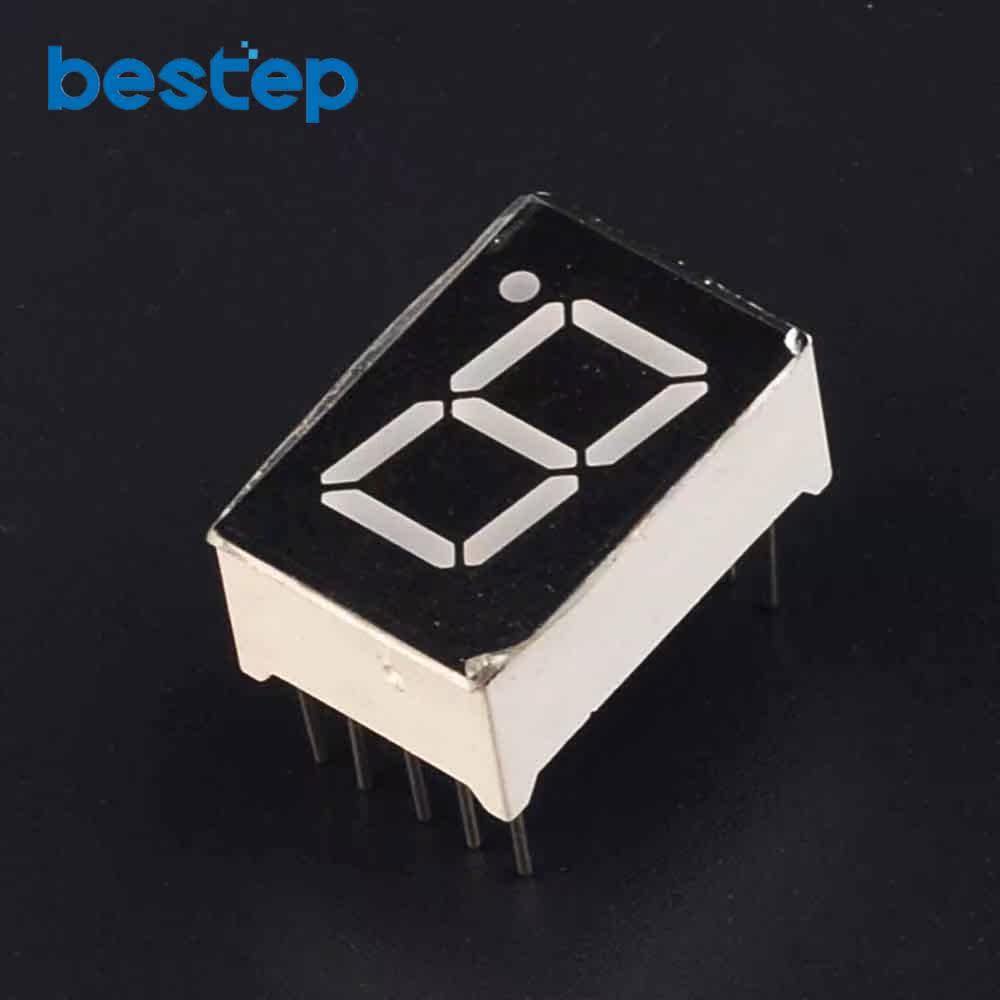10pcs/lot common anode 1bit digital tube 7 segt 0.56" red le