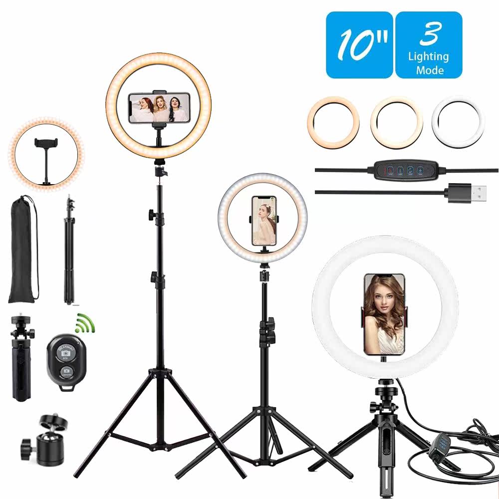 26cm led selfie ring light circle fill light photography rin