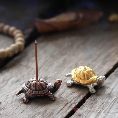 1PC Snail Turtle Shape Portable Incense Censer Stick Holder