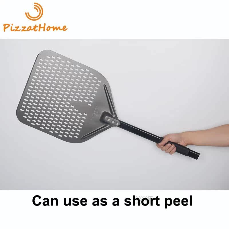 new 44/46 inch aluminum hard coating perforated long pizza p