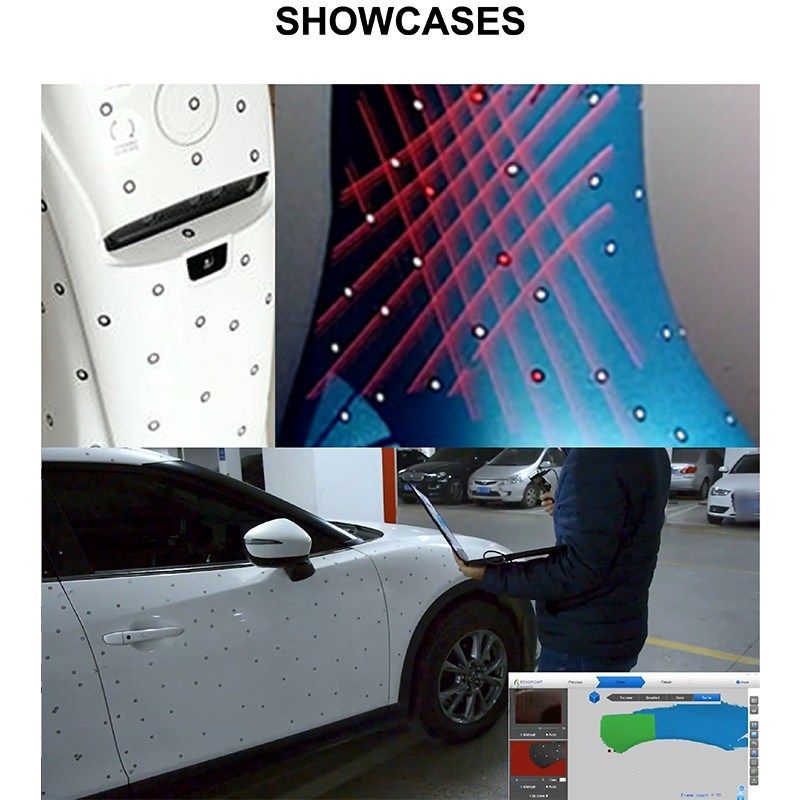 1000pcs markers for 3d scanning 5.0 mm reference marking poi