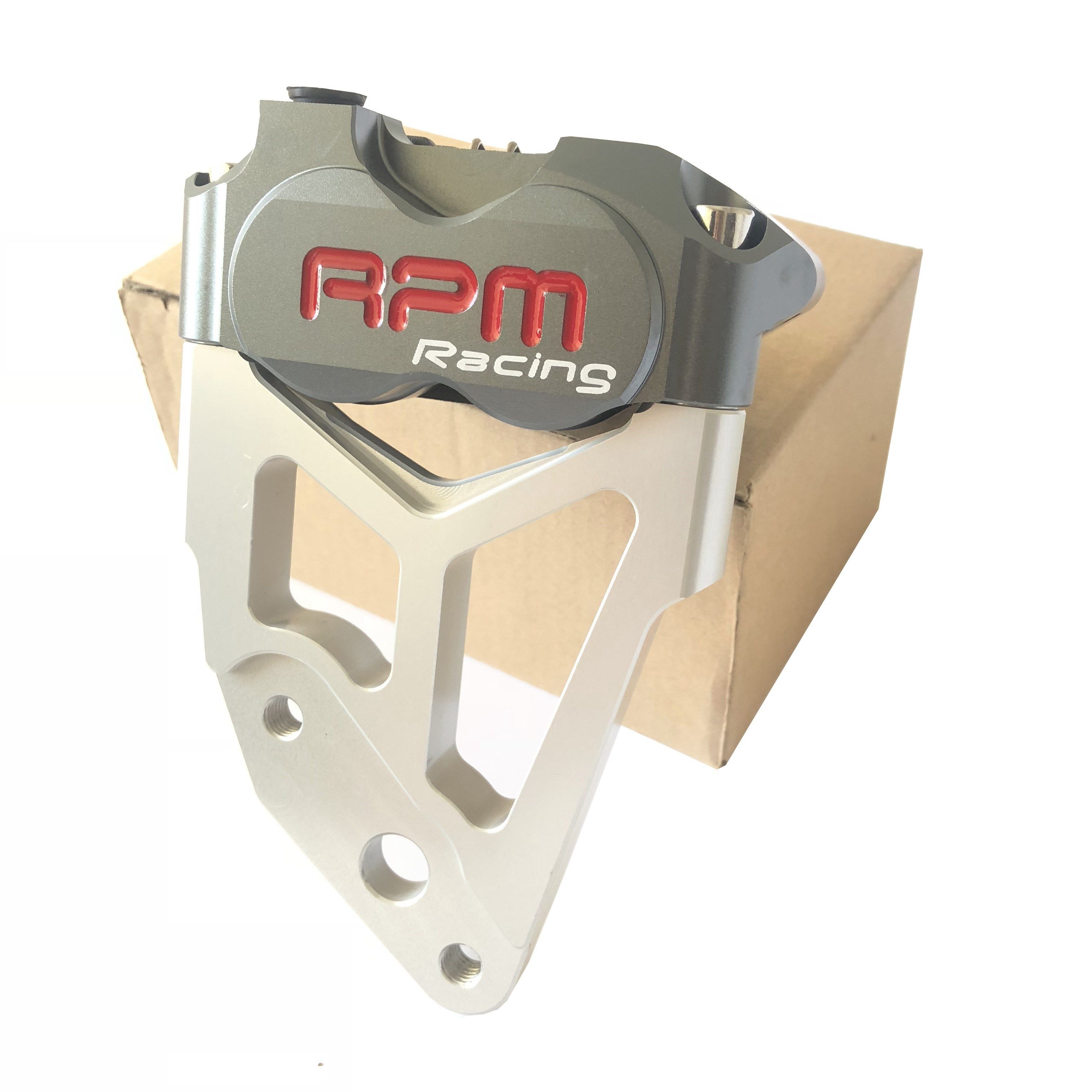 motorcycle 82mm rpm brake caliper with front bracket adapter
