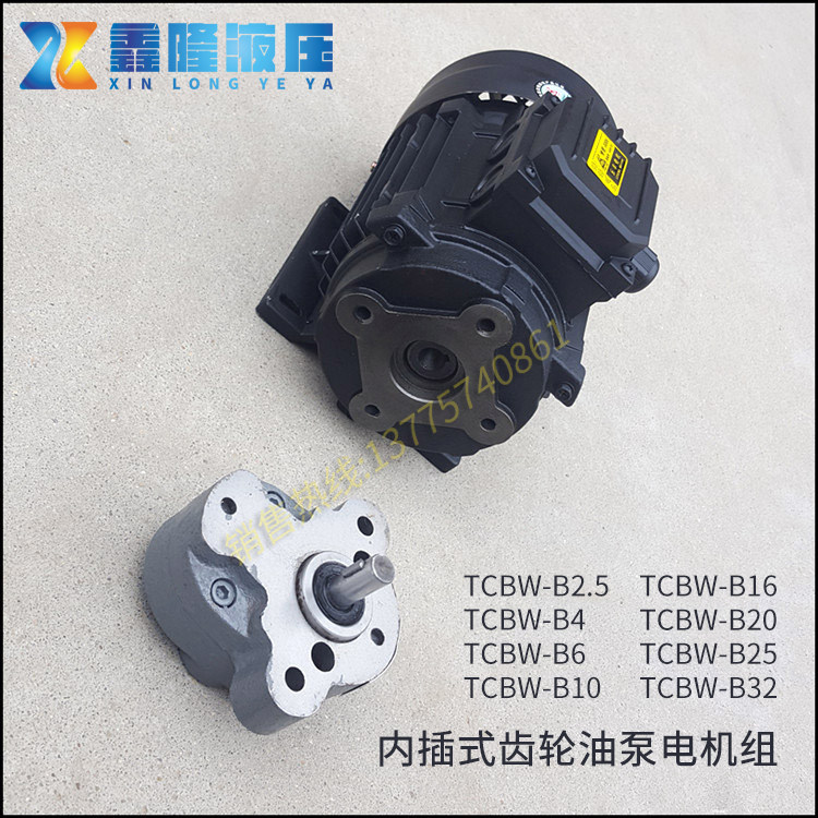 新款CB-B2.5JZ/CB-B4JZ/CB-B6RJZ齿轮油泵电机组锯床液压泵TC包邮