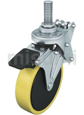 CMPR CMPRS CMPG CMPGS100 125-S 减震脚轮 防静电聚氨酯 MISUMI