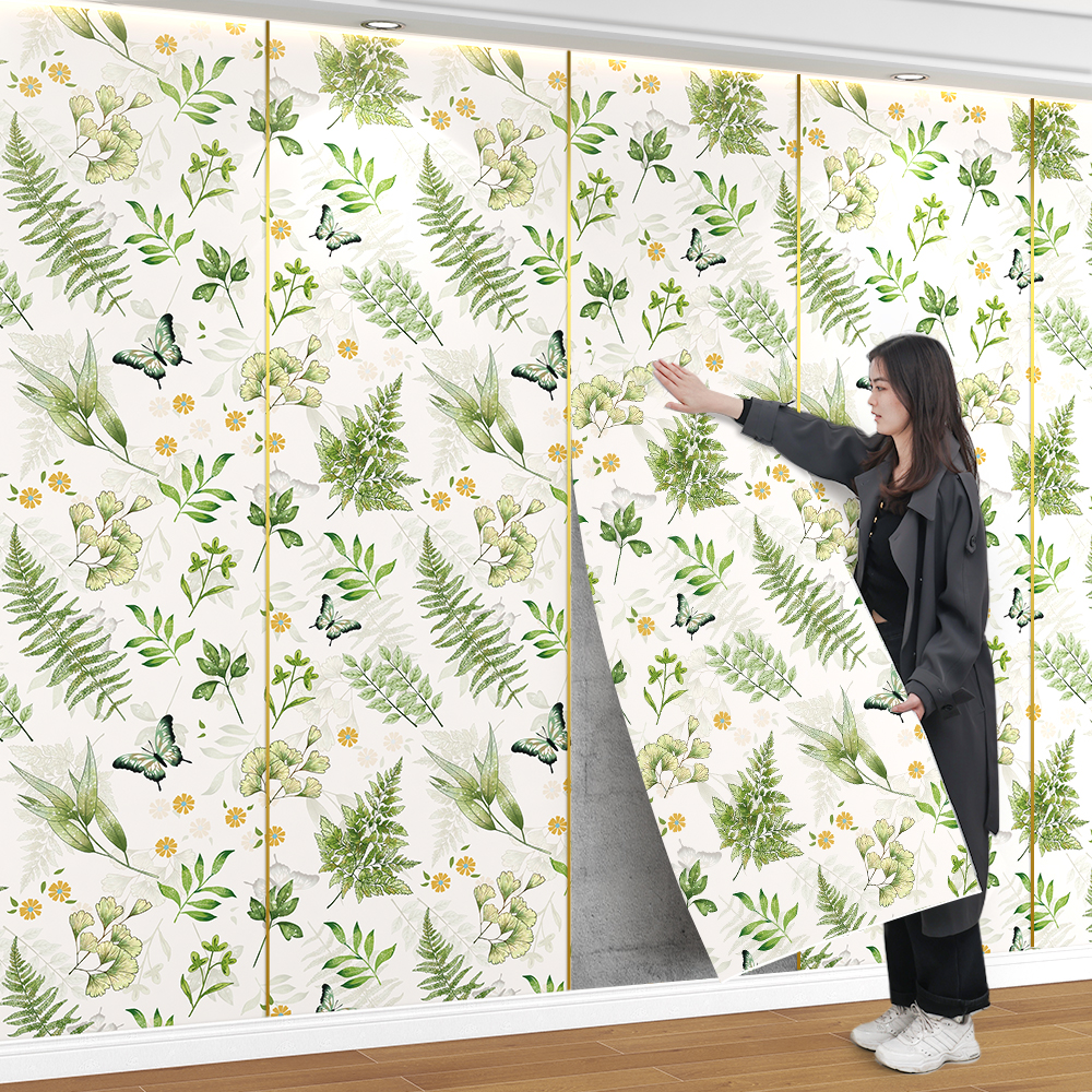 法式复古墙贴墙面翻新遮丑装饰电视背景墙自粘防水防潮高级感壁纸