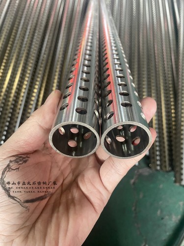 不锈钢管激光切割开孔加工定制