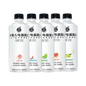 外星人电解质水0糖0卡0脂无糖维生素健身运动饮料整箱500ml*15瓶