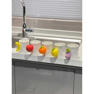 ININ香蕉杯苹果杯圣诞节陶瓷马克杯咖啡杯杯子礼盒生日礼物女生