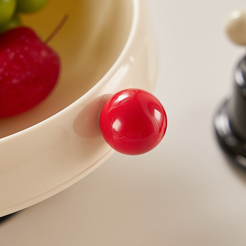 ININ高脚水果盘客厅家用茶几零食摆放盘新款果盆高端精致高颜值