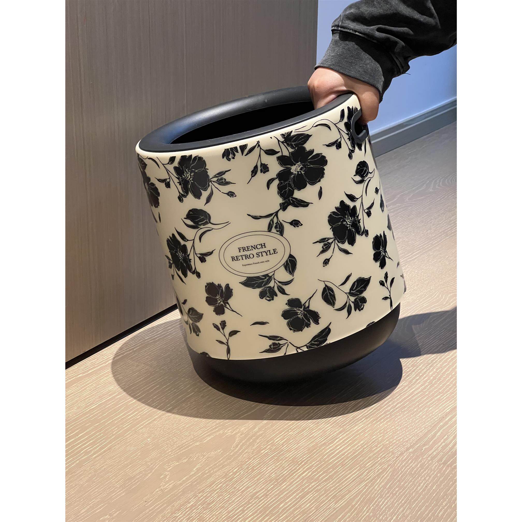 #ININ法式垃圾桶轻奢高级感客厅高颜值双层家饰软装搭配套装YI·A