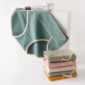 女士新款 头 三角短裤 内裤 女纯棉高腰开叉石墨烯抗菌收腹提臀加大码