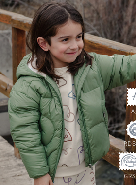 Petite Revery加拿大小云朵童装儿童保暖连帽羽绒服男童女童加厚