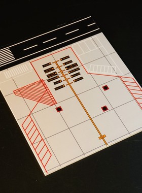 1：400 飞机厂的模型大狮 客机模型专用 停机位  成品PVC磨砂地台