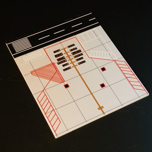 1：400 飞机厂的模型大狮 客机模型专用 停机位  成品PVC磨砂地台