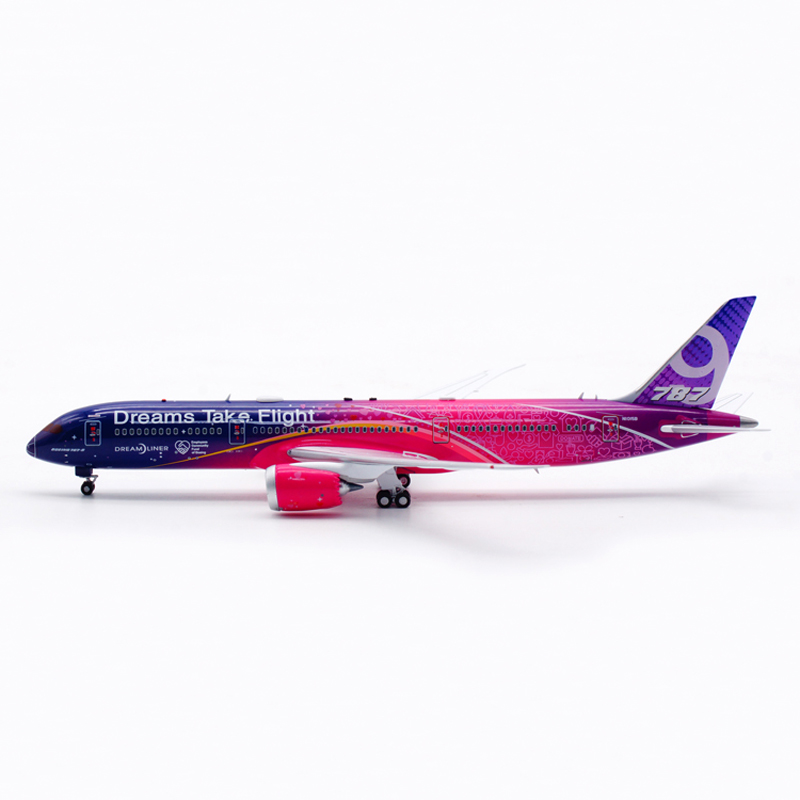 AV 1:400飞机模型合金波音原厂 B787-9 N1015B彩绘起落架可拆