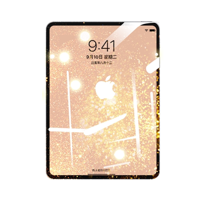 云曼丰适用ipad钢化膜ipadpro2024全屏2020新款air4绿光10.2苹果2019平板pro11寸mini5/10.9寸2021电脑8/10.5