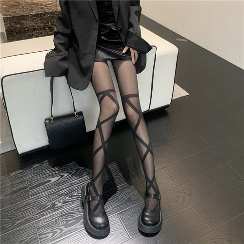 2022新款网红绑带萝莉美腿丝袜